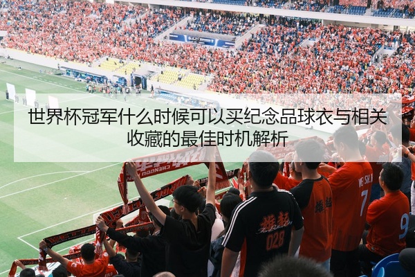 世界杯冠军什么时候可以买纪念品球衣与相关收藏的最佳时机解析