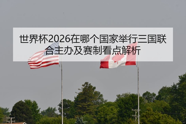 世界杯2026在哪个国家举行三国联合主办及赛制看点解析