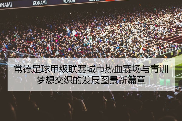 常德足球甲级联赛城市热血赛场与青训梦想交织的发展图景新篇章